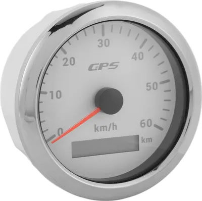 Obrázek produktu pro 85mm GPS tachometr 0?60KM/H LCD displej tachometr s nastavitelným podsvícením pro auta lodě 9?32V DCWhite