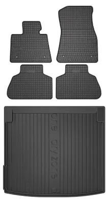 Immagine prodotto di Tappetini gomma SolidPRO + baule DryZone per BMW X6 F16 2014-2019 5 pezzi