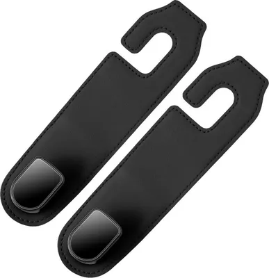 Produktbild von INF 2er-Pack Haken für Autokopfstützen Schwarz
