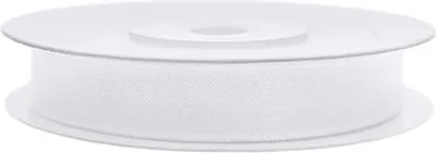 Immagine prodotto di 25 m di nastro chiffon bianco largo 6 mm