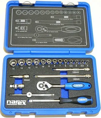 Zdjęcie produktu dla Zestaw gwintów Narex 1/4", 20 szt
