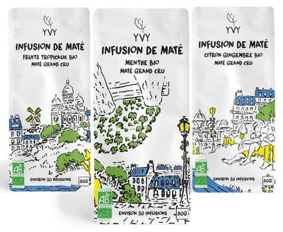 Imagen del producto de Paquete de infusión de mate Grand Cru – Sabor original (refinado, tostado)