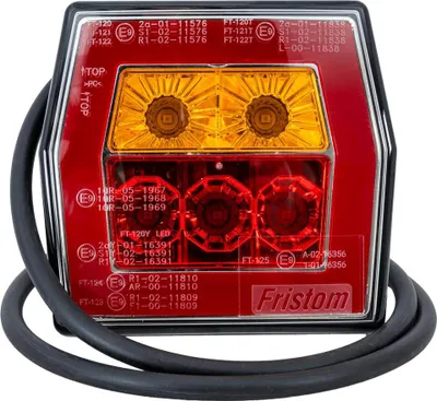 Obrázok produktu pre Zadné svetlo FRISTOM FT-122 LED, 3 univerzálne funkcie