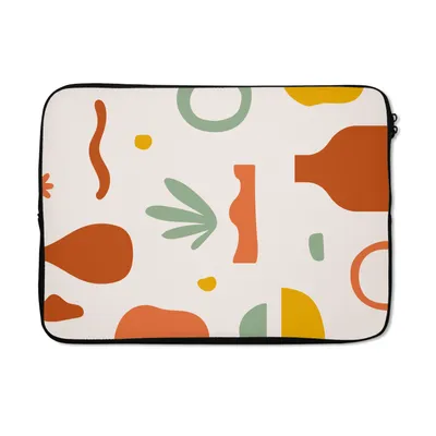 Produktbild von MuchoWow® Laptop Hülle 13 Zoll Sommer - Rosa - Vase Laptoptasche - Laptophülle - Sleeve - Rundumschutz