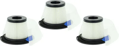 Produktbild von vhbw 3x Staubsaugerfilter kompatibel mit Klarstein Clean Butler 4G Silent 10033762 Staubsauger - Schmutzfilter, Filtereinheit