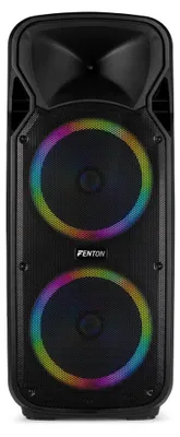 Imagen del producto de Altavoz para fiestas Bluetooth - 1400 W - Batería integrada - De pie - Con función de karaoke - Micrófono inalámbrico