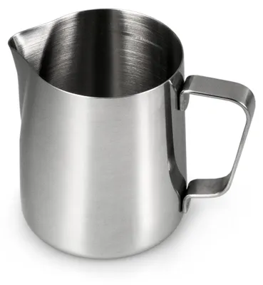Milchkännchen 350 ml Edelstahl silber mit Ausgießer