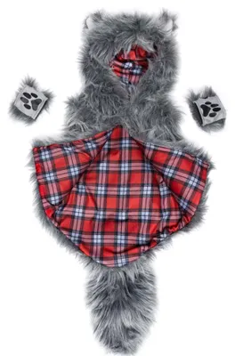Produktbild von Kinderkostüm Wolf Tiny - 5 - 6 Jahre - Grau | by Great Pretenders