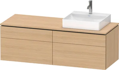 Produktbild von DURAVIT LC4870R30300000 Konsolen-WTU wandh. L-Cube 550x1400x4
