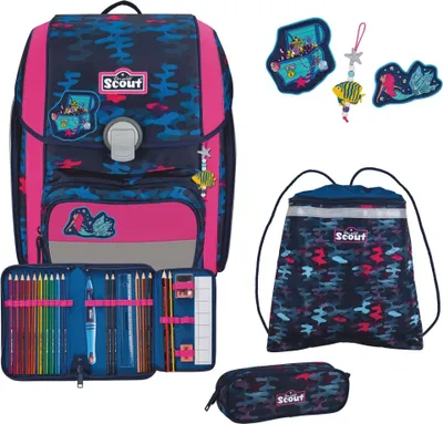 Produktbild von Scout Schulranzen Set Magic Sea Genius Set
