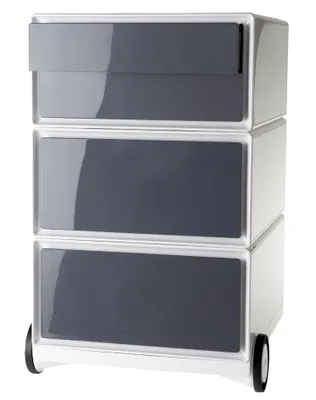 Produktbild von PAPERFLOW Rollcontainer easyBox 4 Schübe weiß / anthrazit