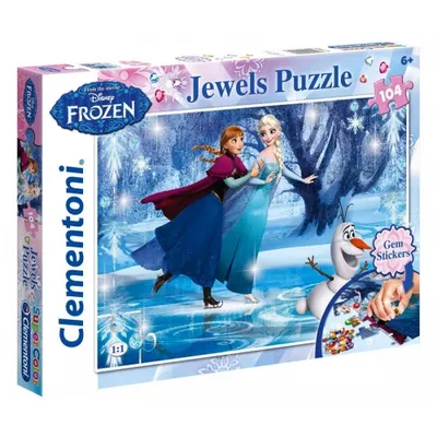 Produktbild von Jewels Puzzle Frozen, 104 Teile
