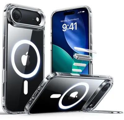 Zdjęcie produktu dla ESR - Classic Hybrid HaloLock Kickstand przezroczyste Etui na iPhone 17 Air