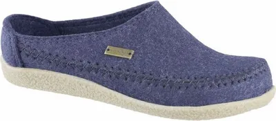 Obrázek produktu pro Haflinger boty dámské pánské pantofle pantofle vlněné Blizzard Credo 718001, velikost:40 EU, barva:Blue