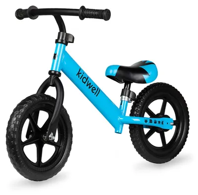 Obrázok produktu pre Balančný bicykel Kidwell REBEL modrý, 12" EVA, ľahký 2,64 kg, pre 3–4 ročné deti