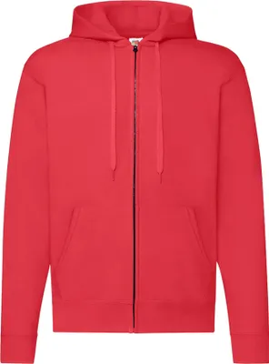 Obrázek produktu pro Fruit of the Loom - Pánská mikina "Classic" s kapucí a zipem PC4559 (L) (červená)