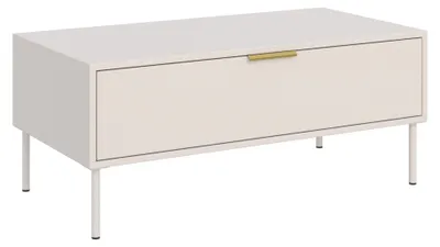 Produktbild von Selsey Vena – Couchtisch mit Schublade - kaschmir - 100x50 c