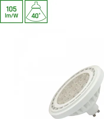 Produktbild von Spectrum LED AR111 GU10 Reflektor 10W weiß 1050lm 40° 230V Kaltweiß 6000K