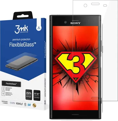 Produktbild von 3mk Display Hybridglas FlexibleGlass für Sony Xperia XZ1 0,3mm 7H