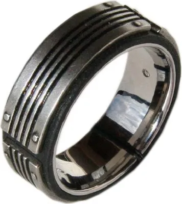 Produktbild von Fossil Herren Edelstahl Ring JF83553, Ringgröße:63 (20.0 mm Ø)