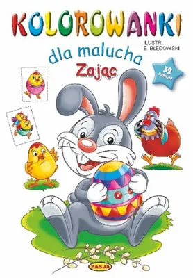 Produktbild von Kolorowanka z naklejkami Zając Wielkanocny dla dzieci
