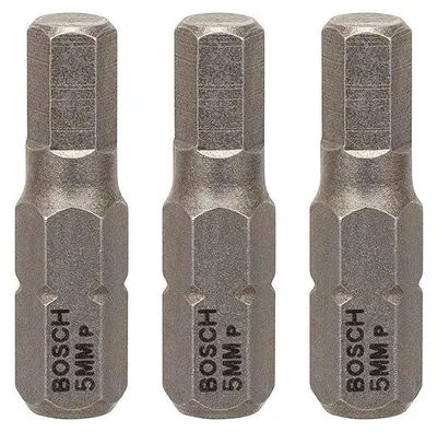 Image de Embouts de vissage BOSCH 2607001726 extra-dure HEX5 3 pièces