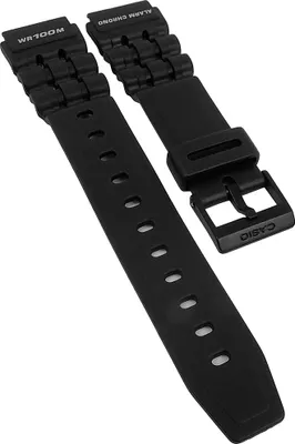 Produktbild von Casio Collection 71602198 > Uhrenarmband schwarz Resin W-727