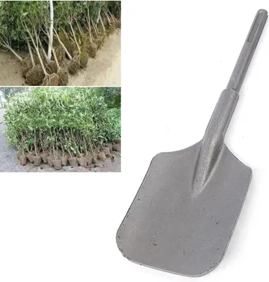 Produktbild von Spatenmeißel für Abbruchhammer - Lehm- und Erdmeißel - Graben und Räumen - 1,3 kg - Silber