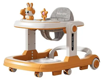 Immagine prodotto di Girello didattico Tavalax 3 in 1 - con pannello musicale e gioco, con effetti di luce e LED - Girello didattico Tavalax 3 in 1 con funzioni musicali e di sicurezza, arancione - per neonati e bambini piccoli in fasi di sviluppo attivo, con particolare attenzione all'ergonomia, alla libertà di movimento, alla stabilità, al piacevole comfort di seduta, al funzionamento intuitivo e a vari momenti di gioco nella cameretta o nel soggiorno - un versatile compagno Tavalax per i piccoli curiosi