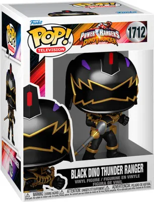 Image de Figurine Funko POP Power Rangers 1712 Black Dino Thunder Ranger
