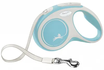 Produktbild von Flexi New Comfort, Hund, Rückziehbare Leine, Blau, Weiß, Band, 15 kg, S
