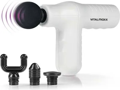 Produktbild von VITALmaxx Mini Massage Gun Smart Grip Massagepistole mit 4 Aufsätzen Regeneration