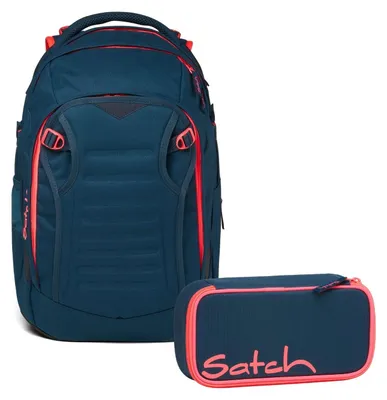 Produktbild von Satch Schulrucksack-Set MATCH Pink Phantom 2-teilig, inkl. Mäppchen