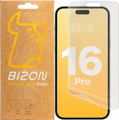 Produktbild von Bizon Glass Film Sun Mattfolie für iPhone 16 Pro, 2 Stück