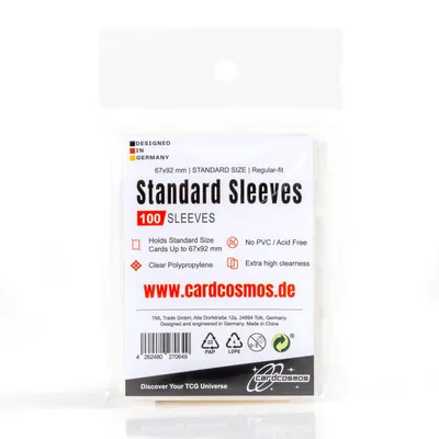Produktbild von cardcosmos - Standard Soft Sleeves / Kartenhüllen | 100stk