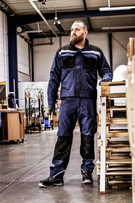 Produktbild von NITRAS Arbeitshose MOTION TEX PLUS Gr. 46 marine