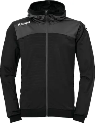 Produktbild von Kempa EMOTION 2.0 KAPUZENJACKE, schwarz/anthra