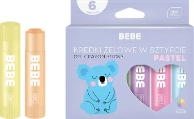 Produktbild von Interdruk Gelstifte 6 Farben BeBe -Pastellfarben