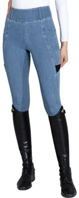 Produktbild von Maximilian Equestrian Reitleggings Damen Full-Grip Tech Damenreitleggings Denim S