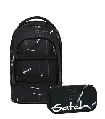 Produktbild von Satch Schulrucksack-Set PACK Ninja Matrix 2-teilig, inkl. Mäppchen