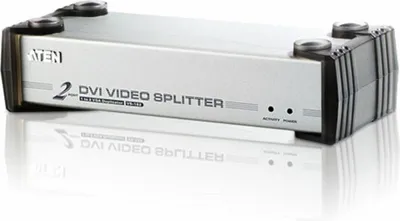 Zdjęcie produktu dla ATEN 2-portowy rozgałęźnik audio/wideo DVI
