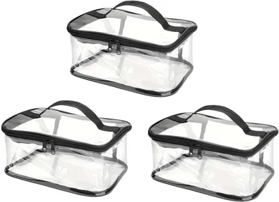 Image de Pochette de toilette étanche, transparente, 1 pièce, pour les voyages