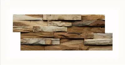 Produktbild von Wandverkleidung Holz - HO-018 - Teakholz - Fliesen Lager Stein-mosaik Herne NRW