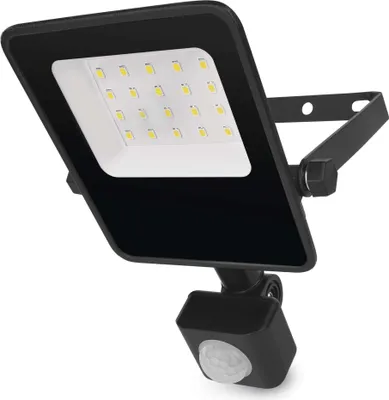 LED-Strahler VISIO mit Bewegungsmelder, 10W, schwarz, neutral weiß