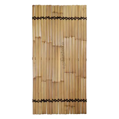 Obrázek produktu pro Panel z bambusových lamel přírodní barvy 90 x 180 cm (bambusový plot)