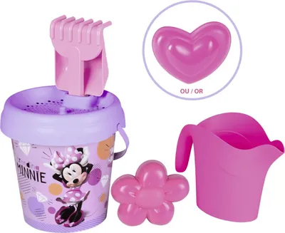 Produktbild von Smoby Minnie Strand Eimer Rosa  Kinder Rosa One Size