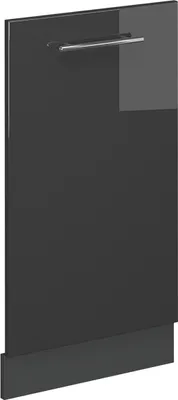 Produktbild von Geschirrspülblende Vicco Fame-Line Anthrazit Hochglanz 45 cm ohne Arbeitsplatte, Model 54293