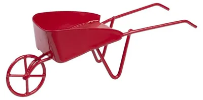 Produktbild von Schubkarre ca.12,5cm rot