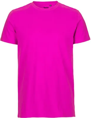 Immagine prodotto di Neutral O61001 | Maglietta uomo aderente + GOTS - Colore: Rosa - Taglia: XL