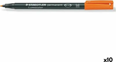 Produktbild von Dauermarker Staedtler Lumocolor 317 M Orange (10 Stück)